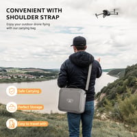 Taška STARTRC Air 3S, PU puzdro na príslušenstvo pre dron DJI Air 3S Fly More Combo 6