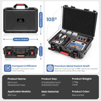 Pevné puzdro a taška STARTRC Mini 5 Pro pre príslušenstvo DJI Mini 5 Pro Fly More Combo 7