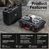 STARTRC PHOTO DJI Flip vízálló kemény táska 7 akkuhoz, távirányítóhoz 6