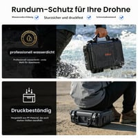 STARTRC Vodotesné tvrdé puzdro pre dron DJI Lito 1 a Lito X1 Combo – Ochranná prenosná taška 4