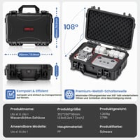 STARTRC Vodotesné tvrdé puzdro pre dron DJI Lito 1 a Lito X1 Combo – Ochranná prenosná taška 7