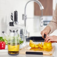 Starvortex 1L Boroszilikát Üveg Olajadagoló Mérőskálával 7