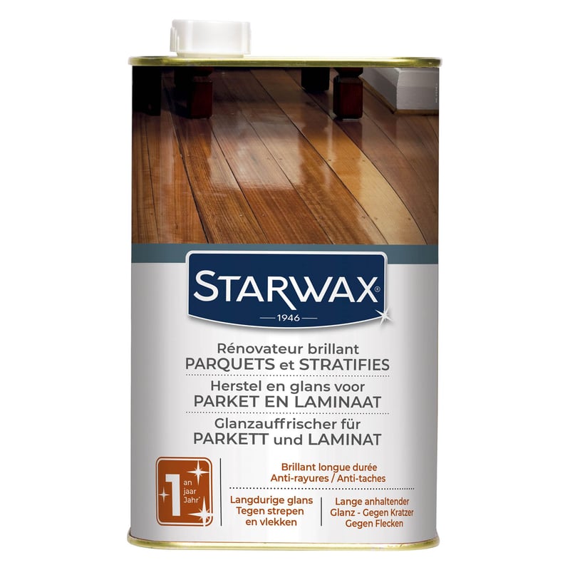 STARWAX sredstvo za njegu i sjaj parketa - 1 l