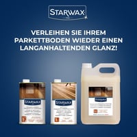 STARWAX Parketta Fénytartó Ápoló 1L - Hosszantartó Fény és Karcolás Elleni Védelem 5