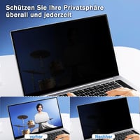 STARY 15,6" Laptop Betekintésvédelmi Fólia - Kék Fény Szűrő, Csillogásmentes, Eltávolítható, Lenovo HP Dell Acer Samsung Asus Kompatibilis 5