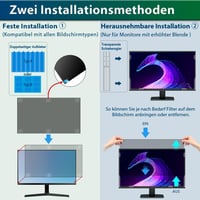 STARY 27 hüvelykes monitorszűrő 2db kék fény szűrés privátszféra védelem 6