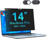 STARY Mágneses Betekintésvédő Fólia MacBook Pro 14.2" (2021-2024) M4/M3/M2/M1 - Tükröződésmentes, Kékfény Szűrő, Ujjlenyomatmentes Képernyőv 1