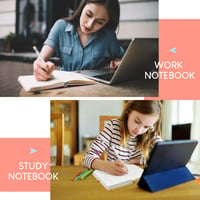 STATIONERY ISLAND Zápisník A5 s tvrdou väzbou a linkami, hrubý denník s 360 stranami, 100g papier, citrónovo žltý, na písanie, prácu a štúdium 2