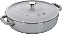 Liatinový kastról STAUB Chistera – 28 cm, 3,7 l, indukcia, systém aromaražd, vyrobené vo Francúzsku, grafitová sivá 1