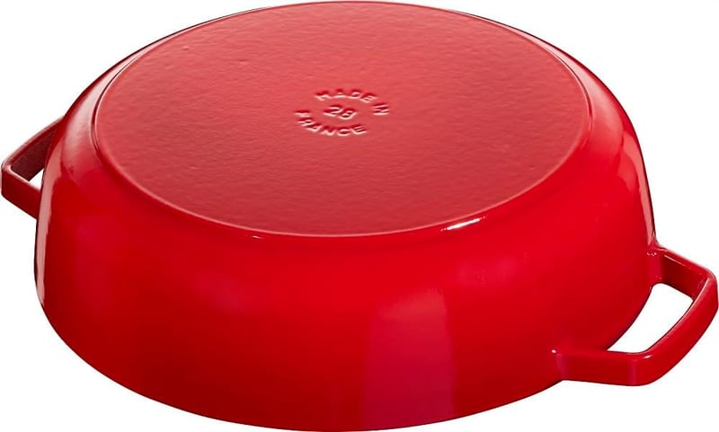Staub Chistera sütőtál 28 cm öntöttvas indukciós cherry red - 28 inches, cherry red