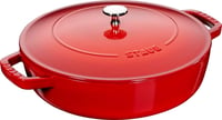 Staub Chistera sütőtál 28 cm öntöttvas indukciós cherry red - 28 inches, cherry red 1