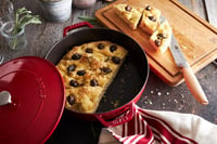 Staub Chistera sütőtál 28 cm öntöttvas indukciós cherry red - 28 inches, cherry red 8