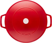 Staub Chistera sütőtál 28 cm öntöttvas indukciós cherry red - 28 inches, cherry red 5