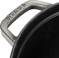 STAUB Cocotte posuda od lijevanog željeza s poklopcem, 30 cm, 8,35 L, okrugla, grafitno siva, za sve vrste štednjaka, indukcija, proizvedeno u Francuskoj 2