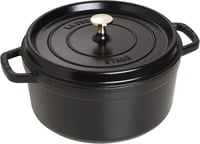 STAUB Kerek Cocotte Öntöttvas Edény 26cm Fekete - 26 cm, Black 1