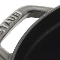 STAUB okrugla posuda od lijevanog željeza / pekač, 18 cm, 1,7 L, grafitno siva, za sve vrste štednjaka, indukcija 2