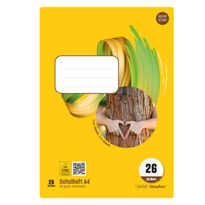 Staufen Style set bilježnica – 5 komada A4 bilježnica na kvadratiće s marginom, 32 lista, 80 g/m²