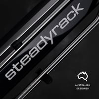 Nástenný držiak na bicykel Steadyrack ProFlex Wide – Skladateľný vertikálny držiak na elektrobicykle, MTB a gravel bicykle – Skladovanie v garáži alebo pivnici – Balenie 2 ks 5