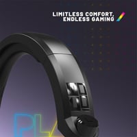 Herné slúchadlá Stealth C6-100 LED Over-Ear pre PS4/PS5, Xbox, Nintendo Switch, PC – flexibilný mikrofón, 3,5 mm jack, 1,5 m kábel, ľahké a odolné 6