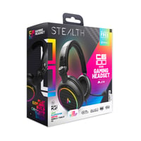 Herné slúchadlá Stealth C6-100 LED Over-Ear pre PS4/PS5, Xbox, Nintendo Switch, PC – flexibilný mikrofón, 3,5 mm jack, 1,5 m kábel, ľahké a odolné 1