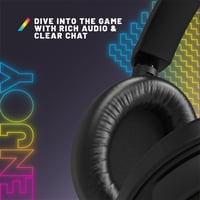 Herné slúchadlá Stealth C6-100 LED Over-Ear pre PS4/PS5, Xbox, Nintendo Switch, PC – flexibilný mikrofón, 3,5 mm jack, 1,5 m kábel, ľahké a odolné 5
