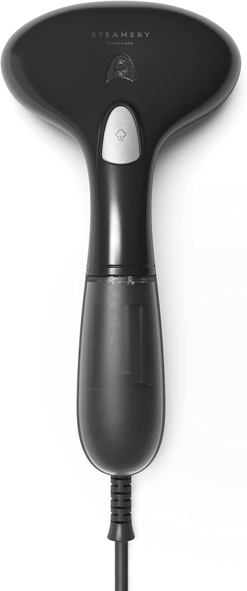 Steamery Cirrus 1 Ruhagőzölő, 1500W, Kompakt Utazási Vasaló, 16-20g/perc Gőzteljesítmény, 25mp Felfűtés, Gyűrődésmentesítő, Fekete