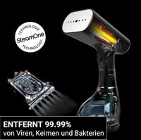 STEAMONE EUST260BV2 2000 W 30 g/min Portable Iron - Capacity 260 ml - Removes 99.99% of Contaminants - Ready to Use in 30 Seconds - 2 m Cable STRAVEL2 - EUST260BV2 3