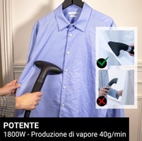 Vertikálny naparovač odevov SteamOne H18B 1800 W, 1,8 l nádržka na vodu, 60 s zahrievanie 3
