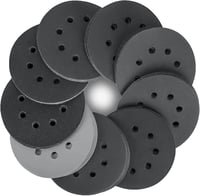 STEBRUAM 125mm Velcro Csiszolópapír Készlet 80db Szilíciumkarbid 320-2000 Körcsiszolóhoz 1