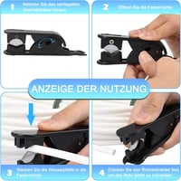 STEEIRO 15m Vízbevezető Cső Univerzális Csatlakozó Szett Side by Side Hűtőhöz 1/4 Colos Vízvezeték Tömlő Adapter Készlet 5