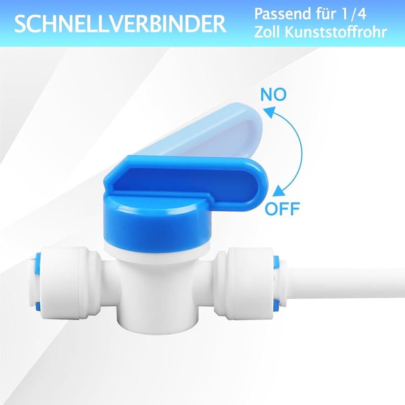 STEEIRO 15m Vízbevezető Cső Univerzális Csatlakozó Szett Side by Side Hűtőhöz 1/4 Colos Vízvezeték Tömlő Adapter Készlet