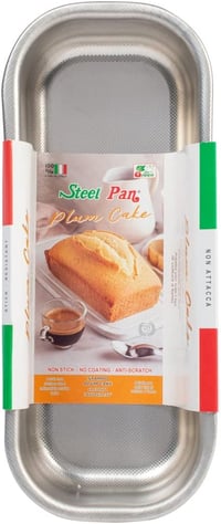 Steel Pan rozsdamentes acélból készült tapadásmentes sütőforma 30x11 cm 4