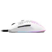 Herná myš SteelSeries Aerox 3 RGB – Ľahký, vodoodolný dizajn, optický senzor TrueMove Core, 8500 DPI – Snow White 10