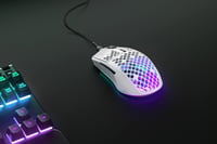 Herná myš SteelSeries Aerox 3 RGB – Ľahký, vodoodolný dizajn, optický senzor TrueMove Core, 8500 DPI – Snow White 2