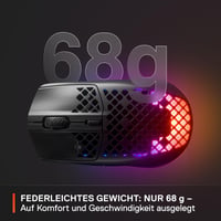 Bezdrôtová herná myš SteelSeries Aerox 3 RGB – 18 000 DPI TrueMove Air optický senzor — chýba USB prijímač (stav: pozri 2. obrázok) 7