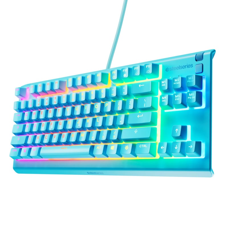 Herná klávesnica SteelSeries Apex 3 TKL Aqua RGB – vodoodolná, TKL