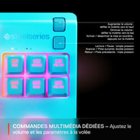 Herná klávesnica SteelSeries Apex 3 TKL Aqua RGB – vodoodolná, TKL 6