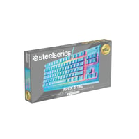 Herná klávesnica SteelSeries Apex 3 TKL Aqua RGB – vodoodolná, TKL 10