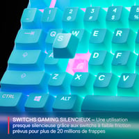 Herná klávesnica SteelSeries Apex 3 TKL Aqua RGB – vodoodolná, TKL 5