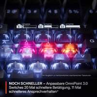 Herná klávesnica SteelSeries Apex Pro Mini Gen 3, 60 %, Hall Effect spínače, Rapid Trigger, anglické rozloženie QWERTY 5