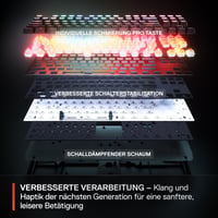 Herná klávesnica SteelSeries Apex Pro Mini Gen 3, 60 %, Hall Effect spínače, Rapid Trigger, anglické rozloženie QWERTY 6