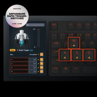 Herná klávesnica SteelSeries Apex Pro Mini Gen 3, 60 %, Hall Effect spínače, Rapid Trigger, anglické rozloženie QWERTY 7