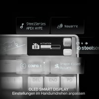 Herná klávesnica SteelSeries Apex Pro TKL Gen 3 biela – analógové magnetické spínače OmniPoint 3.0, Quickset, OLED, RGB, PBT, USB-C, UK QWERTY 4