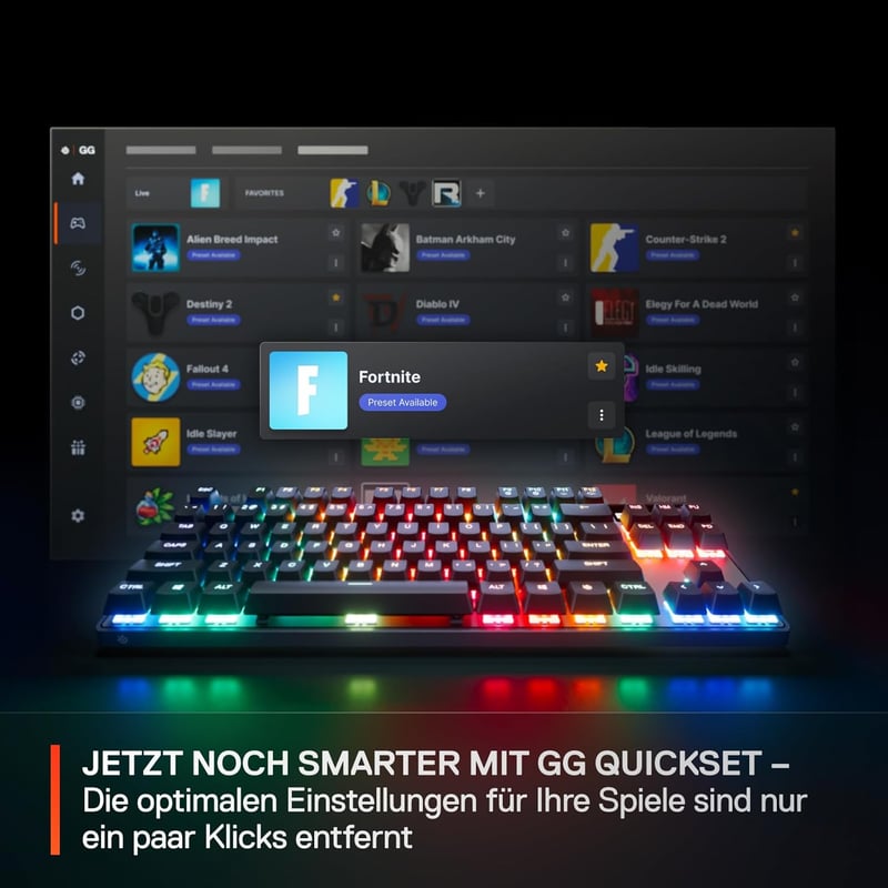 SteelSeries Apex Pro TKL Wireless Gen 3 Gamer Billentyűzet Hall Effect Kapcsolók - Wireless Schwarz (2025), French AZERTY