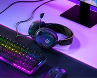 Herné slúchadlá SteelSeries Arctis Nova 1 – Hi-Fi meniče, 360° priestorový zvuk, náušníky z pamäťovej peny AirWeave, mikrofón s potlačením hluku, PC/PS5/Xbox 2