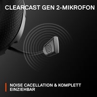 Herné slúchadlá SteelSeries Arctis Nova 1 – Hi-Fi meniče, 360° priestorový zvuk, náušníky z pamäťovej peny AirWeave, mikrofón s potlačením hluku, PC/PS5/Xbox 10