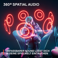 Herný headset SteelSeries Arctis Nova 1 – Hi-Fi reproduktory, 360° priestorový zvuk, náušníky z pamäťovej peny AirWeave, mikrofón s potlačením hluku, PC/PS5/Xb 6