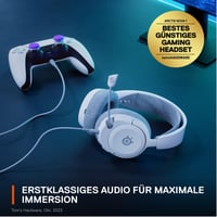 Herné slúchadlá SteelSeries Arctis Nova 1P – Hi-Fi meniče, 360° priestorový zvuk, mikrofón s potlačením hluku, náušníky z pamäťovej peny – PS5, PS4, PC, Xbox 3