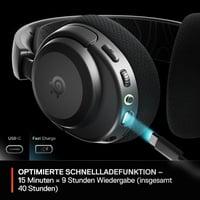 SteelSeries Arctis Nova 3X Wireless Gaming Headset 40 órás akkumulátor Xbox PS5 PC 4