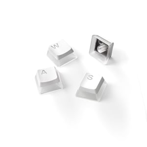 Set taste capace taste SteelSeries PrismCaps Double Shot Pudding - pentru tastaturi mecanice - pentru switch-uri MX - alb - layout US